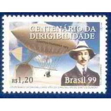 2202-SELO 100 ANOS DA DIRIGIBILIDADE - 1999 - MINT